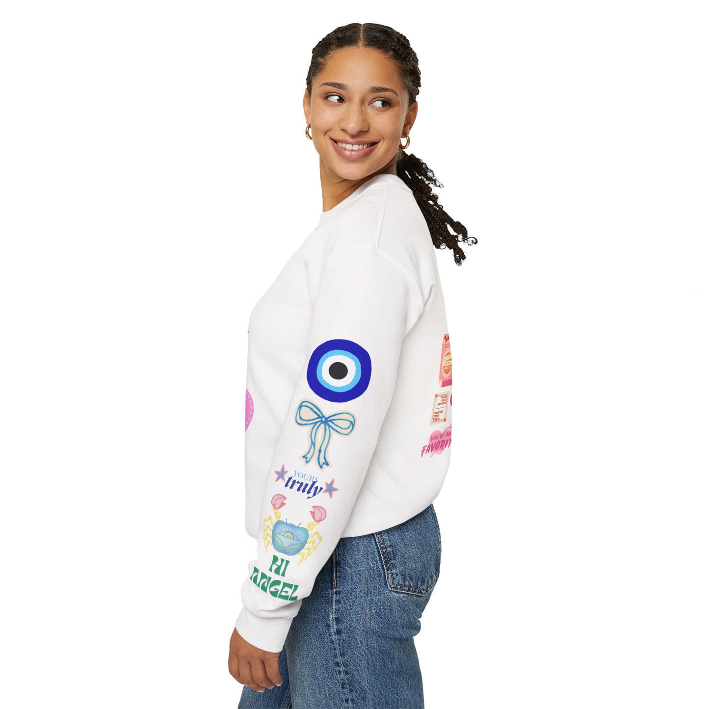 Cancer Angel Graphic Sweatshirt