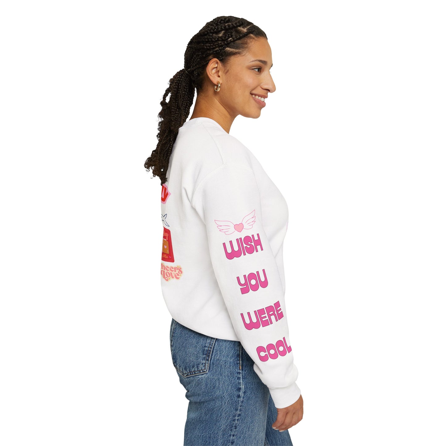 Aries Angel Graphic Sweatshirt