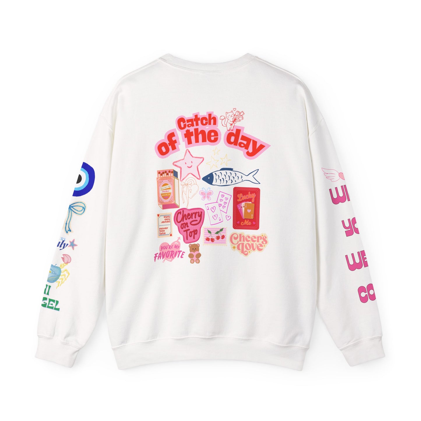 Cancer Angel Graphic Sweatshirt