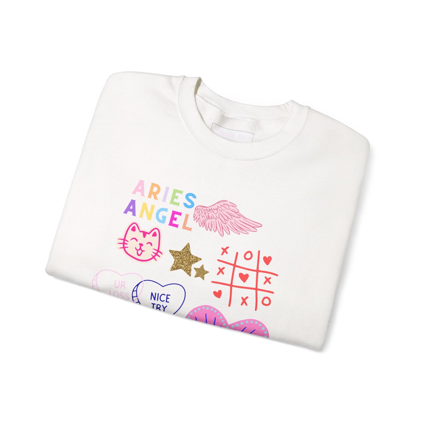 Aries Angel Graphic Sweatshirt
