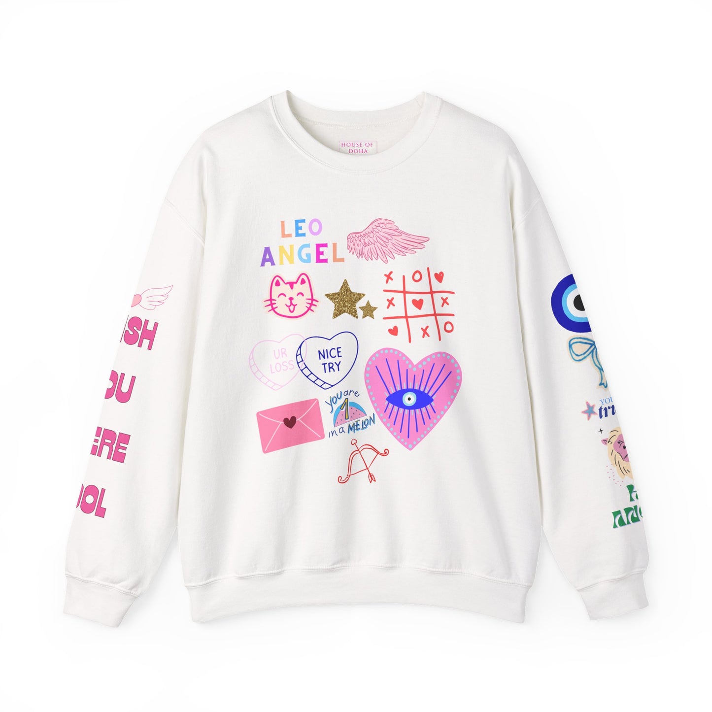 Leo Angel Graphic Sweatshirt
